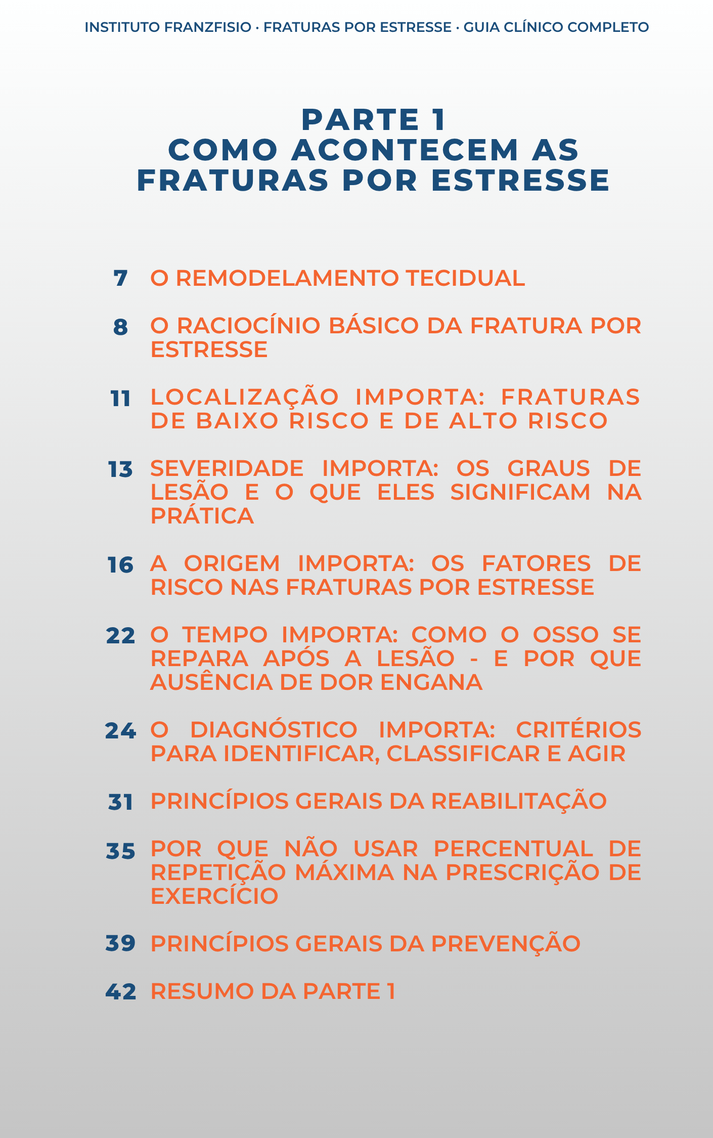 Sumário da Parte 1